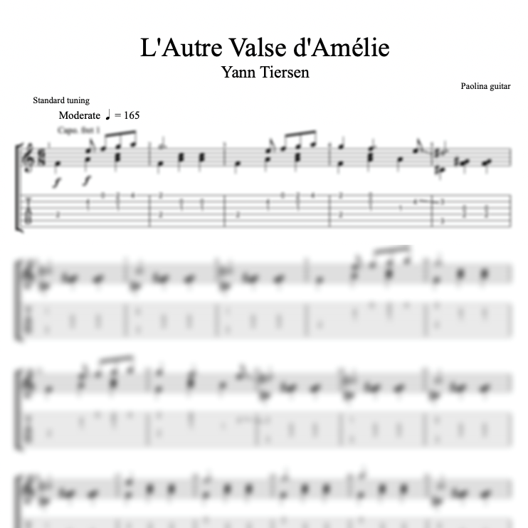 L'Autre Valse d'Amélie - Yann Tiersen